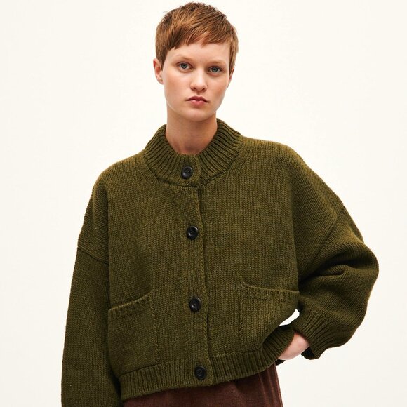 Babaa Sweaters - babaa cardigan no23 alga